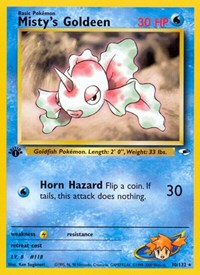 Misty's Goldeen 030/132 · 1st Edition