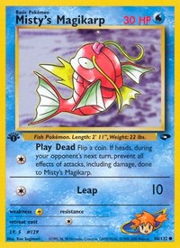 Misty's Magikarp 088/132 · 1st Edition