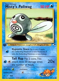 Misty's Poliwag 087/132 · 1st Edition