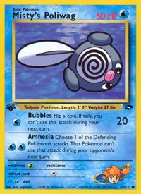 Misty's Poliwag 089/132 · 1st Edition