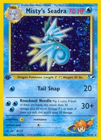 Misty's Seadra 009/132 · 1st Edition