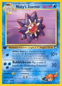 Misty's Starmie 056/132 · 1st Edition