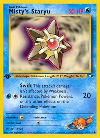 Misty's Staryu 090/132 · 1st Edition