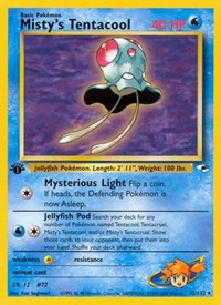Misty's Tentacool 032/132 · 1st Edition