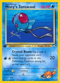 Misty's Tentacool 057/132 · 1st Edition