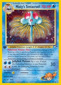 Misty's Tentacruel 010/132 · 1st Edition