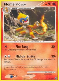 Monferno 41/100 · Reverse Holo