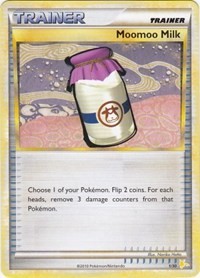 Moomoo Milk (#26) 26/30 HGSS Trainer Kit: Gyarados & Raichu Pokémon card