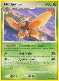 Mothim 42/100 · Reverse Holo