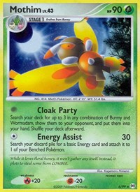 Mothim 6/99 · Reverse Holo