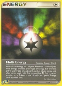 Multi Energy 93/100 EX Sandstorm Reverse Holo Pokémon card
