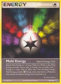 Multi Energy 89/106 EX Emerald Reverse Holo Pokémon card