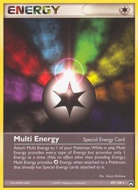 Multi Energy 89/108 EX Power Keepers Reverse Holo Pokémon card