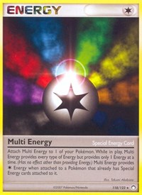 Multi Energy 118/123 Mysterious Treasures Reverse Holo Pokémon card