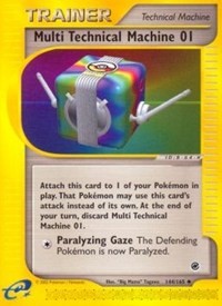 Multi Technical Machine 01 144/165 Expedition Reverse Holo Pokémon card