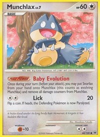 Munchlax 68/100 · Reverse Holo