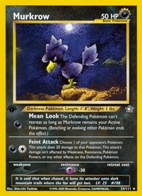 Murkrow 024/111 · 1st Edition