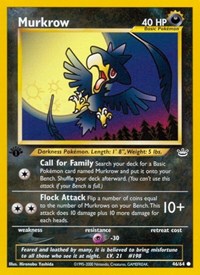 Murkrow 46/64 · 1st Edition