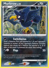 Murkrow 72 · Reverse Holo