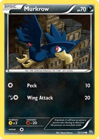 Murkrow 72/124 · Reverse Holo