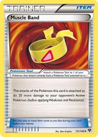 Muscle Band 121/146 XY Base Set Reverse Holo Pokémon card