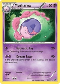 Musharna 49/114 · Reverse Holo
