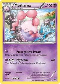 Musharna 40/101 · Reverse Holo