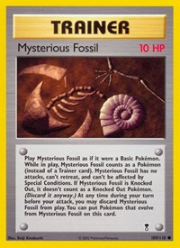 Mysterious Fossil 109/110 Legendary Collection Pokémon card