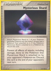 Mysterious Shard 81/100 EX Crystal Guardians Reverse Holo Pokémon card
