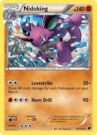 Nidoking 58/116 · Reverse Holo