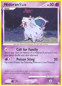 Nidoran F 91/123 · Reverse Holo