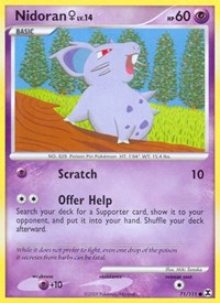 Nidoran F 71/111 · Reverse Holo