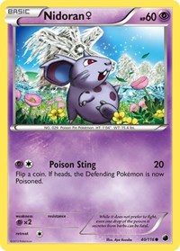 Nidoran F 40/116 · Reverse Holo
