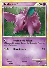 Nidoran M 70/102 · Reverse Holo