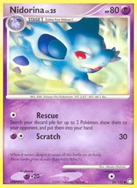 Nidorina 56/123 · Reverse Holo