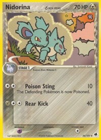 Nidorina (Delta Species) 34/101 · Reverse Holo