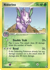 Nidorino 41/112 · Reverse Holo