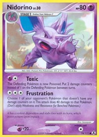 Nidorino 74/111 · Reverse Holo
