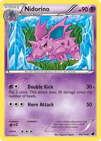 Nidorino 44/116 · Reverse Holo