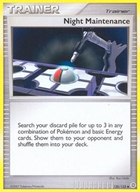 Night Maintenance 120/132 Secret Wonders Reverse Holo Pokémon card