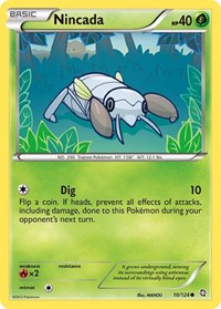 Nincada 10/124 · Reverse Holo