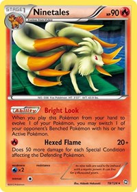Ninetales 19/124 · Reverse Holo