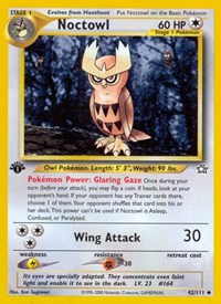 Noctowl 042/111 · 1st Edition