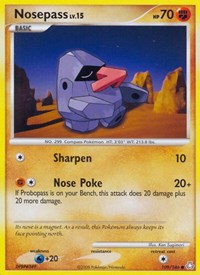 Nosepass 109/146 · Reverse Holo