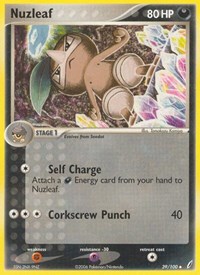 Nuzleaf 39/100 · Reverse Holo