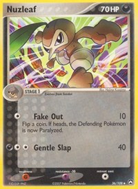 Nuzleaf 36/108 · Reverse Holo