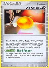 Old Amber 89/99 Arceus Reverse Holo Pokémon card