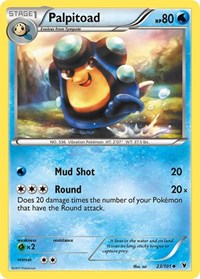 Palpitoad 23/101 · Reverse Holo