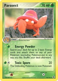 Parasect 43/112 · Reverse Holo