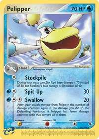 Pelipper 19/109 · Reverse Holo